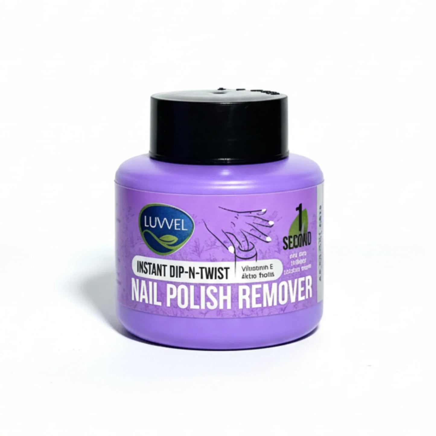 Luvvel Dip-N-Twist Nail Polish Remover — Acetone-Free, Gentle & No-Mess