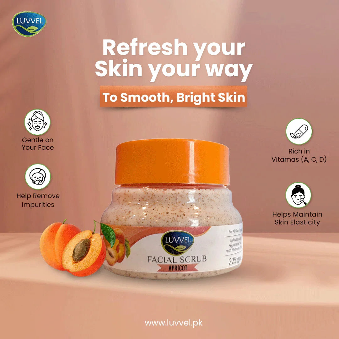 Luvvel Exfoliating Facial Scrub — Best Gentle Face Scrub