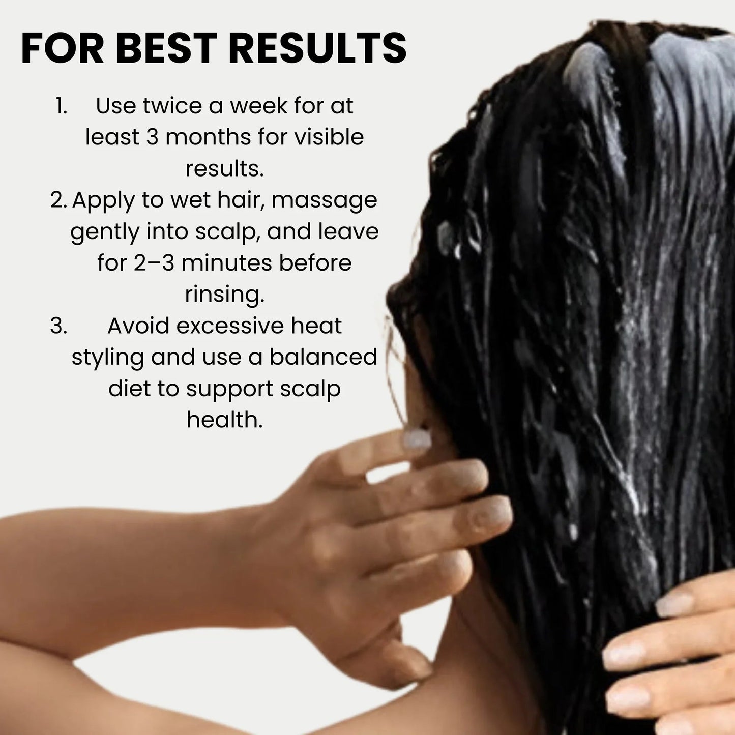 Luvvel Anti Dandruff Shampoo - Pomegranate & Reetha Extracts
