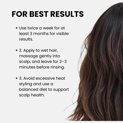 Luvvel Anti-Hairfall Shampoo — Almond & Coconut Milk